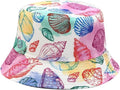 Quanhaigou Bucket Hat for Men Women,Packable Reversible Printed Sun Hats,Fisherman Outdoor Summer Travel Hiking Beach Caps
