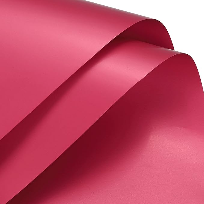 MECCANIXITY 20 Pcs Flower Wrapping Paper 22.8x22.8 Inch Waterproof Florists Wrapping Paper for Florist Bouquet Supplies, DIY Crafts, Gift/Gift Box Packaging Red