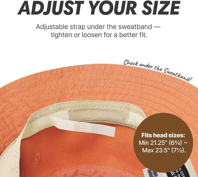 Hot Summer Bucket Hat - Trendy Cotton Sun Hat for Beach, Golf, Fishing - Fun Outdoor Vacation Boonie for Men and Women