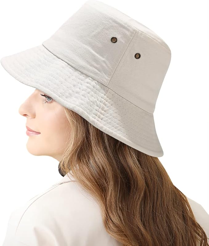 Malaxlx Unisex Bucket Hat Summer UPF 50+ Sun Protection Outdoor Beach Fishing Travel Hiking Hat