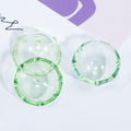 80Pcs Acrylic Clear Flower Bead Caps for Jewelry Making, Transparent Bell Charms, Semi-Round Floral Beads Bulk with Wavy Edge, Jellyfish Beads for Wind Chimes DIY Craft Key Chains-13 * 22mm