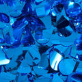 Anderson's Blue Metallic Floral Sheeting, 15 Ft. Parade Float Decoration for Trailers, Parties, Weddings, Proms, Photo Backdrops & Events – Shiny Fringe Garland for Indoor/Outdoor Use
