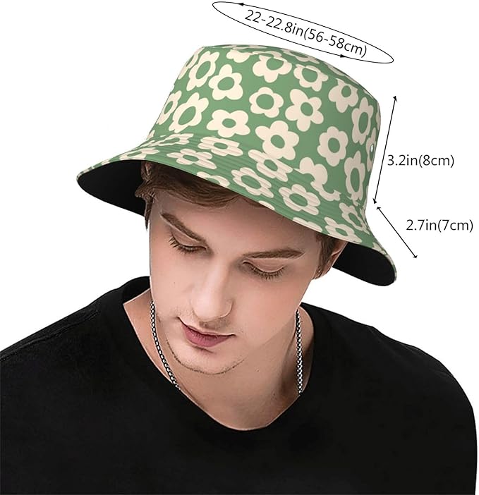 Mushrooms Skulls Cool Bucket Hat Beach Sun Hat Beach Fishing Hat for Men Women