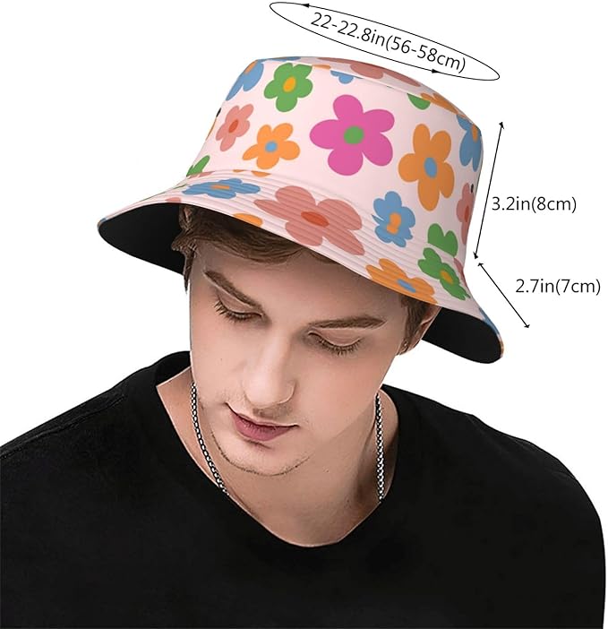 Unisex Bucket Hat Sun Protection Fisherman Hat,Outdoor Sun Hat,Casual Activities Hiking Cap for Women Men Teens