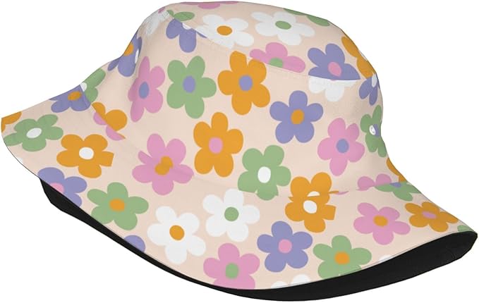 Mushrooms Skulls Cool Bucket Hat Beach Sun Hat Beach Fishing Hat for Men Women