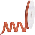 Copper Satin Ribbon, Double Faced 3/8 Inch X 50 Yards Copper Ribbon, Premium Satin Ribbon for Gift Wrapping, Crafts, Hair Bow Making, Sewing, Flower Bouquet, Wedding Party Decor