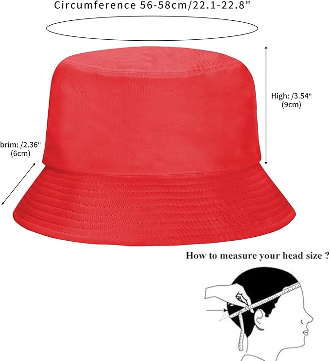 Rosoz 1 & 2 Pack Bucket Hat for Women Men Summer Travel Beach Sun Hat Outdoor Cap Unisex Bucket Hats