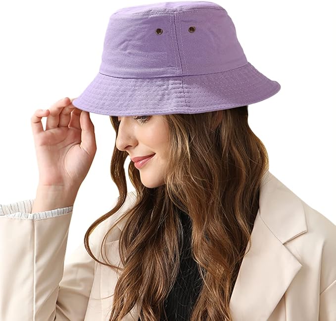 Malaxlx Unisex Bucket Hat Summer UPF 50+ Sun Protection Outdoor Beach Fishing Travel Hiking Hat