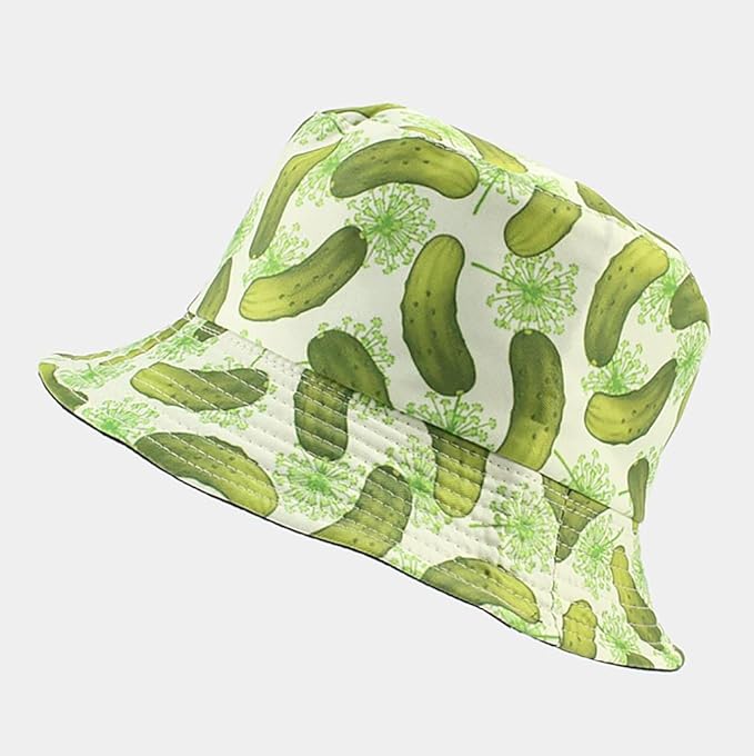 Malaxlx Bucket Hat Beach Sun Hat Fishing Hat for Women Men, Outdoor Travel Reversible Double Side Wear Fisherman Hat
