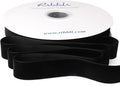 Ribbli Black Velvet Ribbon 1 Inches Continuous 25 Yard Spool Black Christmas Ribbon for Gift Wrapping Crafts Home Decor