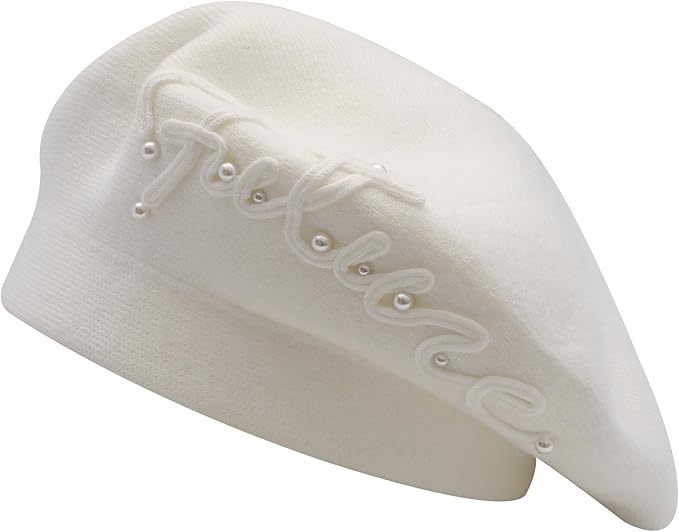 Winter Women French Beret Hat Kaschmir Solid Color Knitted Berets
