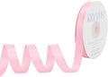 Double Faced Pink Satin Ribbon, 1/2 Inch X 25 Yards Polyester Pink Ribbon for Gift Package Wrapping, Crafts, Bow Making, Sewing, Flower Bouquet, Wedding Party Decor