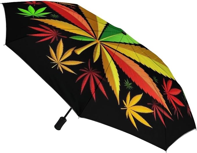 Fashion 3 Fold Sunny Rain Sunscreen Umbrella Portable Automatic Umbrella