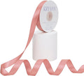 Rose Gold Satin Ribbon, Double Faced 5/8 Inch X 25 Yards Rose Gold Ribbon, Premium Satin Ribbon for Gift Wrapping, Crafts, Hair Bow Making, Sewing, Flower Bouquet, Wedding Party Decor