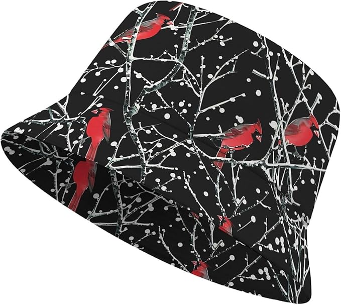 Wildflowers Floral Bucket Hat for Men Women, Summer Vacation Outdoor Travel Reversible Double Side Beach Caps Fisherman Hat