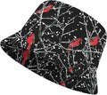 Wildflowers Floral Bucket Hat for Men Women, Summer Vacation Outdoor Travel Reversible Double Side Beach Caps Fisherman Hat