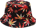 Quanhaigou Bucket Hat for Men Women,Packable Reversible Printed Sun Hats,Fisherman Outdoor Summer Travel Hiking Beach Caps