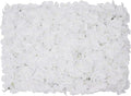 CNCEST 10Pcs Flower Panels,15.7"x 23.6" Artificial Flower Wall Panel, White Flower Backdrop Wall for Home Party Wedding Christmas Festival Photo Backdrop Decor (15.7"x 23.6"-10pcs)