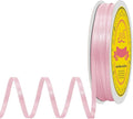 Double Face Lt.Pink Satin Thin Ribbon 1/8 inch X 50 Yards Polyester Lt.Pink Ribbon for Gift Wrapping Very Suitable for Weddings Party Hair Bow Invitation Decorations and More