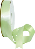 Morex Ribbon Double Face Satin Polyester Ribbon, 7/8" x 50 Yd, Seafoam Green, Silk Ribbons for Gift Wrapping, Birthday Gifts, Satin Dress for Women, Crafts, Wedding