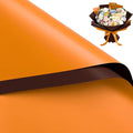 WRAPAHOLIC 20 Sheets Flower Wrapping Paper - 22.4 x 22.4 inch Deep Orange Color Water-Resistant Floral Bouquet Wrapping Paper, Florist Supplies Packaging for Wedding Birthday Gift DIY