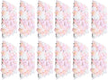 16"x 24" Artificial Flower Wall Panels,Flower Wall Mat Silk Flower Panels for Outdoor Garden Backyard Fence Fence Privacy Screen and Indoor Wall Decor (12Pcs Light Pink)