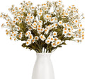 Melorca&Guilla Artificial Flowers Fake Flowers,6PCS 20" Faux Floral Stems for Vase, Artificial Flowers Faux Flower Arrangements for Wedding Party Shop Garden Office Home Décor