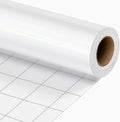 Merture White Wrapping Paper Roll - 17 In X 32.8 Ft(46.5 sq.ft.) Metallic Pure White Gift Wrap with Grid Cutting Lines for Christmas, Wedding, Birthday, Valentines Day, Mothers Day, Baby Shower