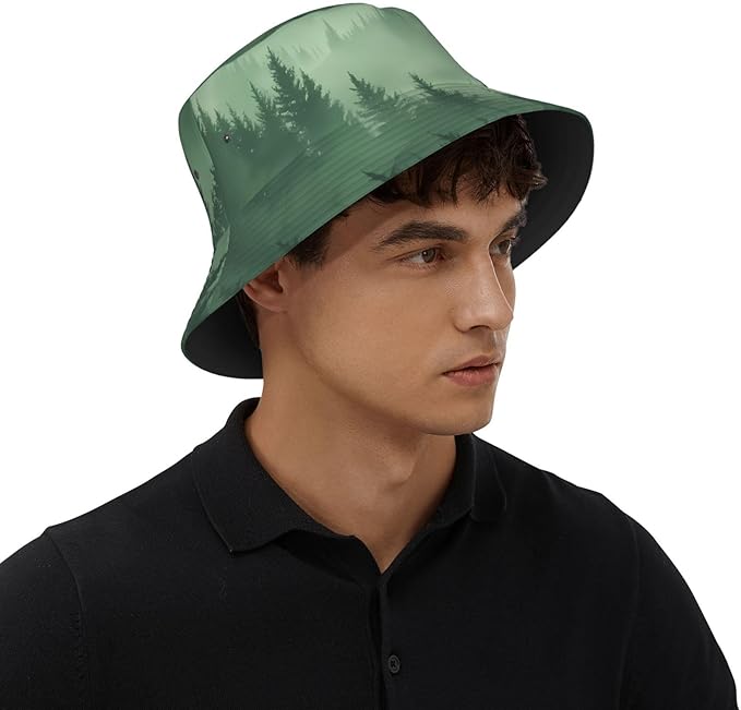 I Love U Bucket Hat Novelty Sun Hats Trendy Fisherman Cap for Men and Women