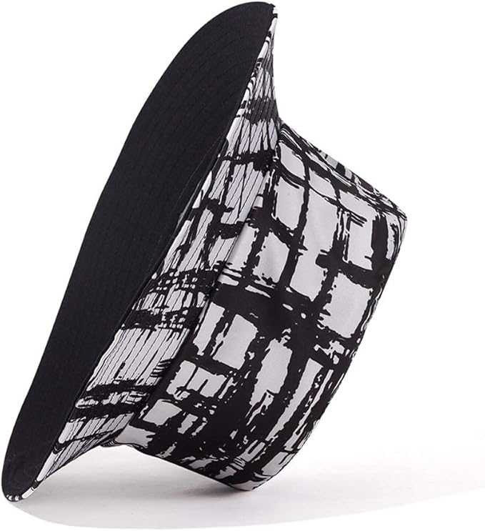 Quanhaigou Bucket Hat for Men Women,Packable Reversible Printed Sun Hats,Fisherman Outdoor Summer Travel Hiking Beach Caps