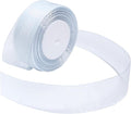 Dusty Blue Ribbon for Gift Wrapping 1-1/2 inch Sheer Organza Ribbon for Flower Bouquet Tulle Chiffon Ribbons for Wedding Invitations Christmas Decorations Crafts 50 Yards