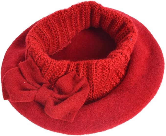 VECRY Women's 100% Wool Bucket Hat Felt Cloche Beret Dress Winter Beanie Hats