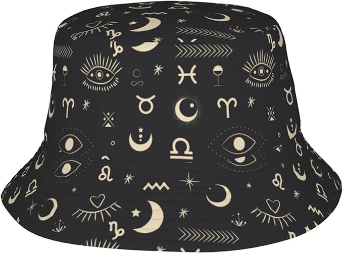Fashion Bucket Hat Summer Beach Travel Sun Hat Packable Fisherman Cap for Men Women