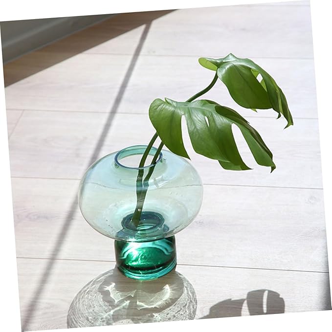 Elegant European Glass Flower Vase Gourd Shape Decorative Household Centerpiece for Tulips and Dancing Orchids for Home Decor