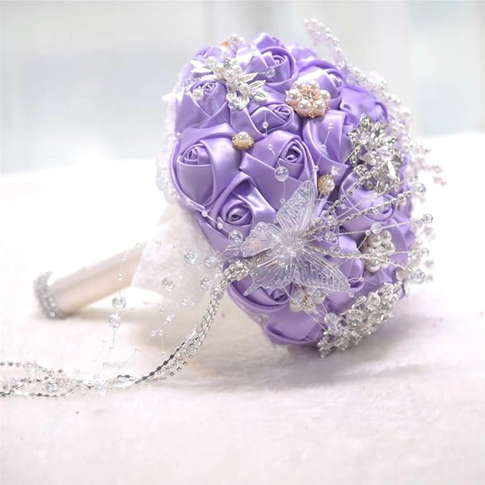 1-1/2 Inches 50 Yards Light Purple Satin Ribbon, Solid Fabric Ribbon Roll for Flower Bouquets, Gift Wrapping, Wedding, Handmade Crafts