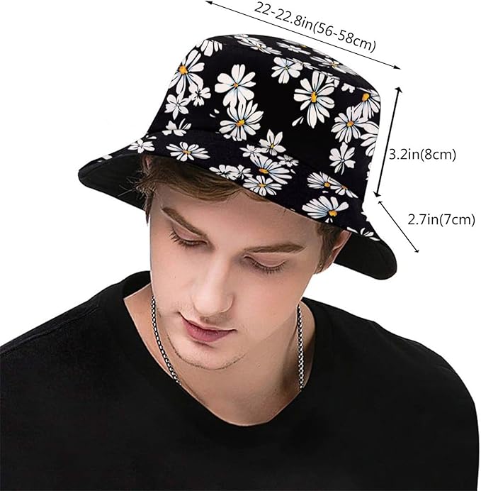 Bucket Hat Sun Beach Packable Fisherman Cap for Women Men Summer Outdoor Hiking