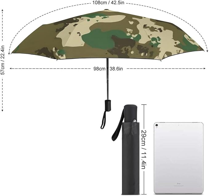 Fashion 3 Fold Sunny Rain Sunscreen Umbrella Portable Automatic Umbrella