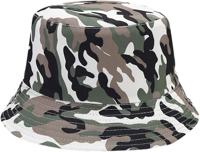 Quanhaigou Bucket Hat for Men Women,Packable Reversible Printed Sun Hats,Fisherman Outdoor Summer Travel Hiking Beach Caps