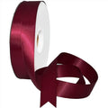 Morex Ribbon Double Face Satin, 7/8 inch by 50 Yards, Wine, Silk Ribbons for Gift Wrapping, Birthday Gifts, Satin Dress for Women, Crafts, Wedding