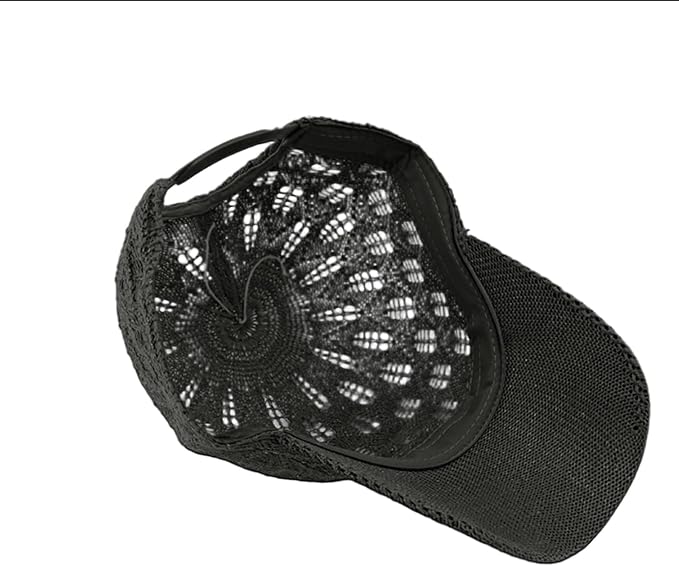 FASHIXD Knit Mesh Baseball Cap for Women - Breathable Summer Trucker Hat