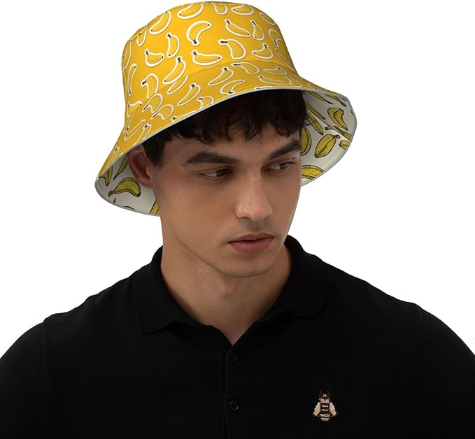 Bucket Hat Double-Side-Wear Reversible Sun Hat Beach Travel Hiking for Women Men