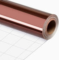 Merture Coffee Brown Wrapping Paper Roll - 17 In X 32.8 Ft(46.5 sq.ft.) Chocolate Brown Gift Wrap with Cutting Lines for Christmas, Wedding, Birthday, Valentines Day, Mothers Day, Fathers Day