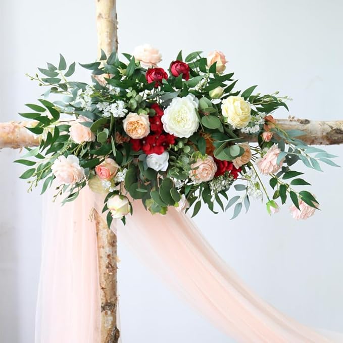 60Pcs Italian Ruscus Greenery Stems Artificial Silk Greenery Leaves for DIY Wedding Arch Bouquet Filler Table Centerpieces Home Indoor Decor