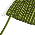 Chenkou Craft 25 Yards 1/4" Velvet Ribbon Lots Bulk (Olive, 1/4"(6mm))