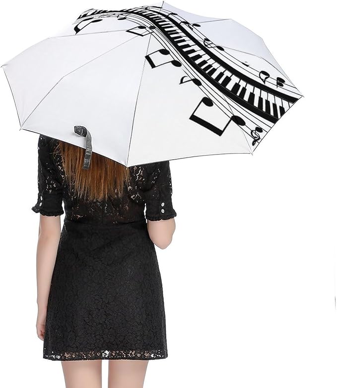 Fashion 3 Fold Sunny Rain Sunscreen Umbrella Portable Automatic Umbrella