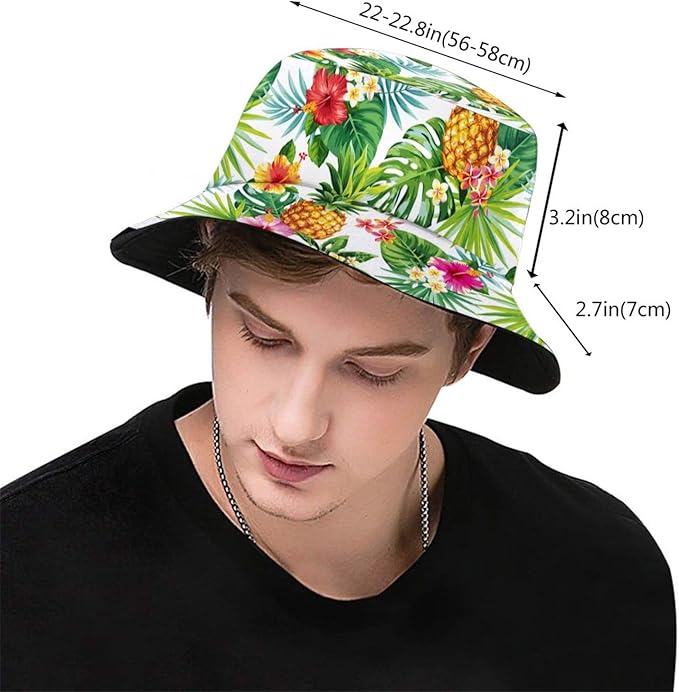 Bucket Hat Sun Beach Packable Fisherman Cap for Women Men Summer Outdoor Hiking