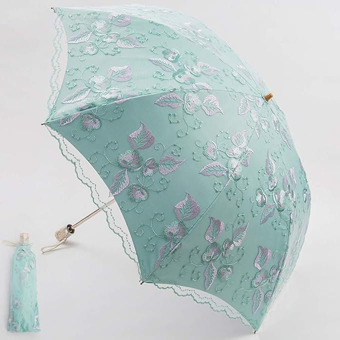 Honeystore Flower Lace Parasols for Wedding Party Lace Bridal Umbrella