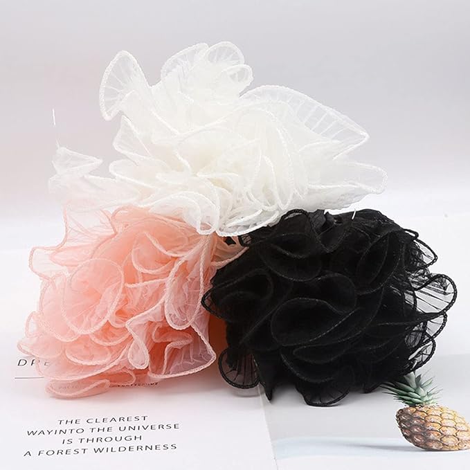 FWSA WRAPS Flower Wrapping Paper Bouquet Floral Packaging Mesh Paper Wrinkled Wavy Net Yarn Valentine's Day Flower Shop Supplies Wedding Birthday Decoration 11 X 162 inches/bag (white)