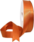 Morex Ribbon Double Face Satin Ribbon 7/8" X 50 YD Copper Ribbon for Gift Wrapping, Birthday Gift Cards, Satin Dress for Women, Silk Ribbons for Crafts, Wedding Gifts for Couple