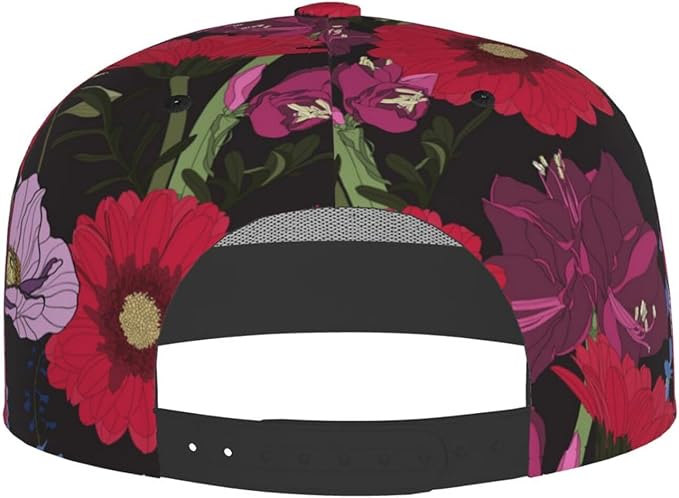 Tulip Flower Baseball Cap for Women Baseball Caps Flower Hat Tulip Baseball Hats Womens Cap for Outdoor